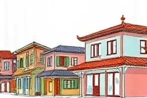 玻璃糖纸星球漫画封面，彩色糖纸包住的微缩星球